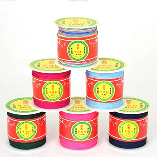 多尺寸彩色特细玉线手串绳 diy手绳皮筋手链文玩线绳编织线速卖通