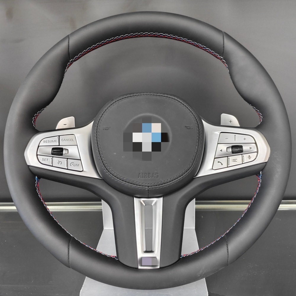 New silver steering wheel assembly suitable for all BMW F/G series 1234567 models, including F30, G20, G30, and G38