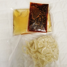 甘肃定西通渭细圆牛筋面 当天现做 真空包装 陕西擀面皮凉皮用