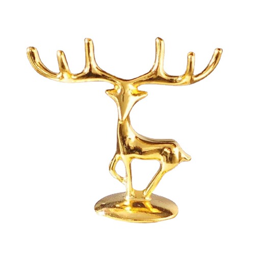 Creative light luxury zinc alloy deer ornaments tissue box candy box decorations home lighting accessories cigarette extinguisher cylinder cover