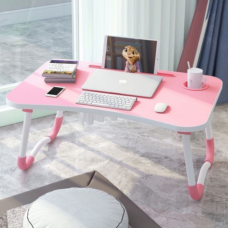 シンプルな折りたたみテーブルベッド小さなデスク学生怠惰なポータブルコンピュータデスクメーカー卸売送料無料|undefined