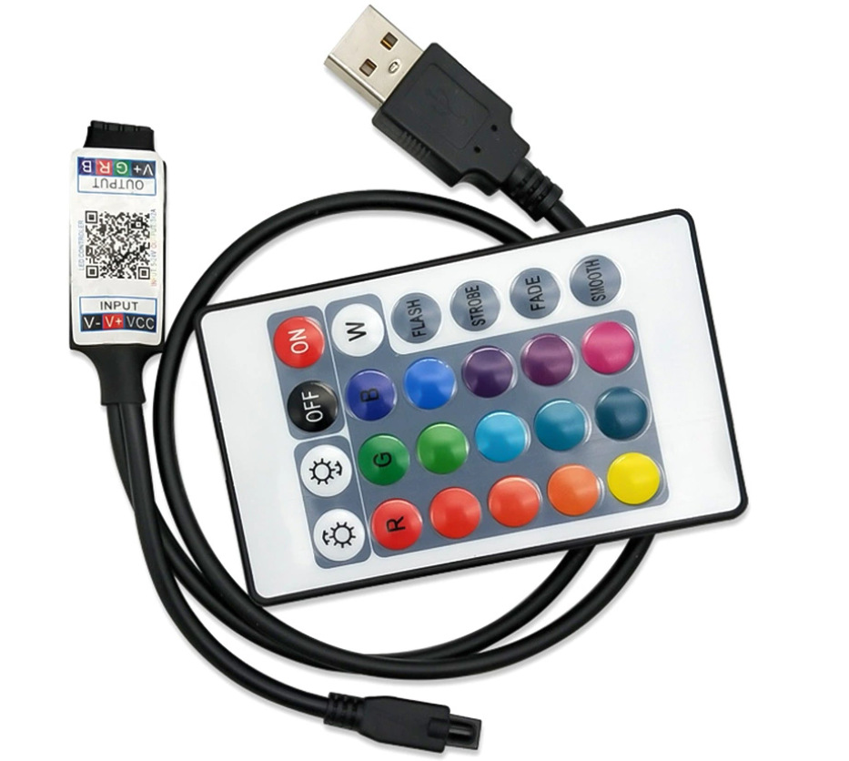DC, small controller, smart watch, mobile phone, lamp, light strip, 24 keys, bluetooth