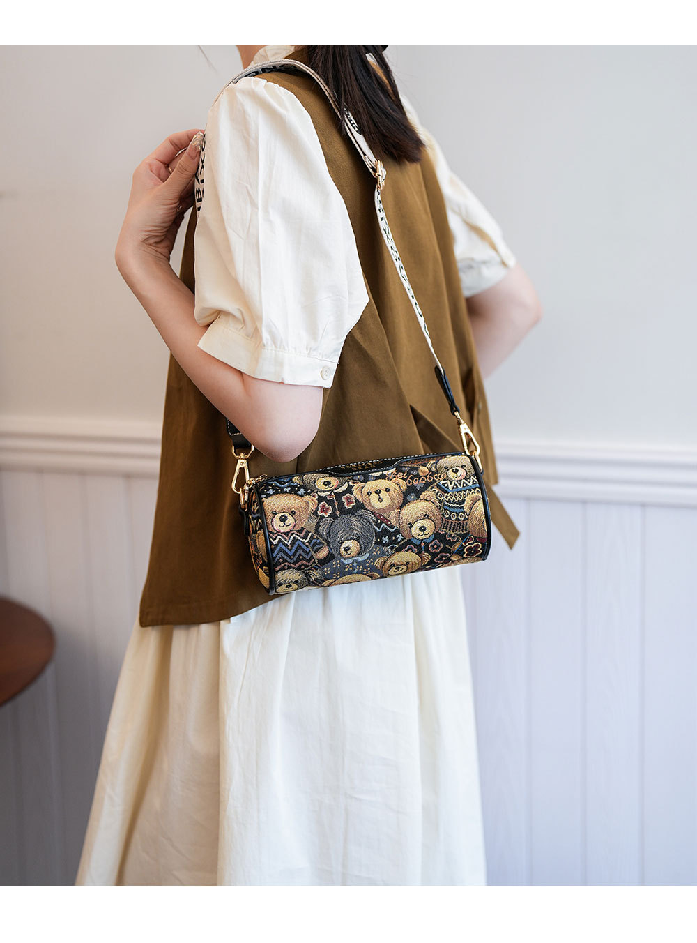 autumn new small bag women's fashionable all match small round bag trendy fashion shoulder messenger bag_voghion.com