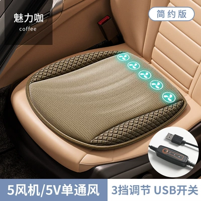 Seat cushion, seat cover seat cushion refrigeration seat cushion - charming-cafe-5-fan