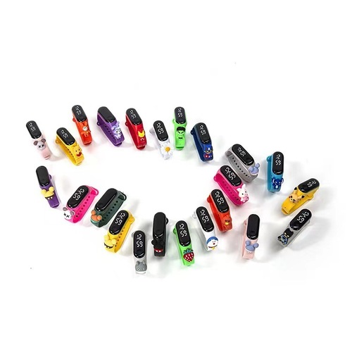 New Children's Figurine Watch M3 Touch Electronic Watch Gift Student Fashion Cartoon LED Electronic Watch Wholesale