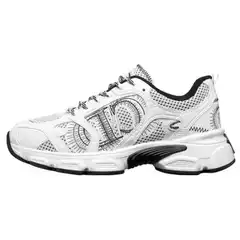 2025C Letter Dad Shoes for Men and Women, Height-Increasing Thick-Soled Casual Sports Trendy Shoes, Mesh Breathable Sneakers, Popular Trendy Brand