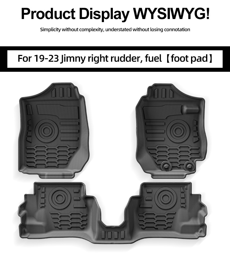 Suitable for 19-25 Jimny Jimny Car Floor Mats, Stain-Resistant Tpe Floor Mats, Special Car Floor Mats, Cross-Border