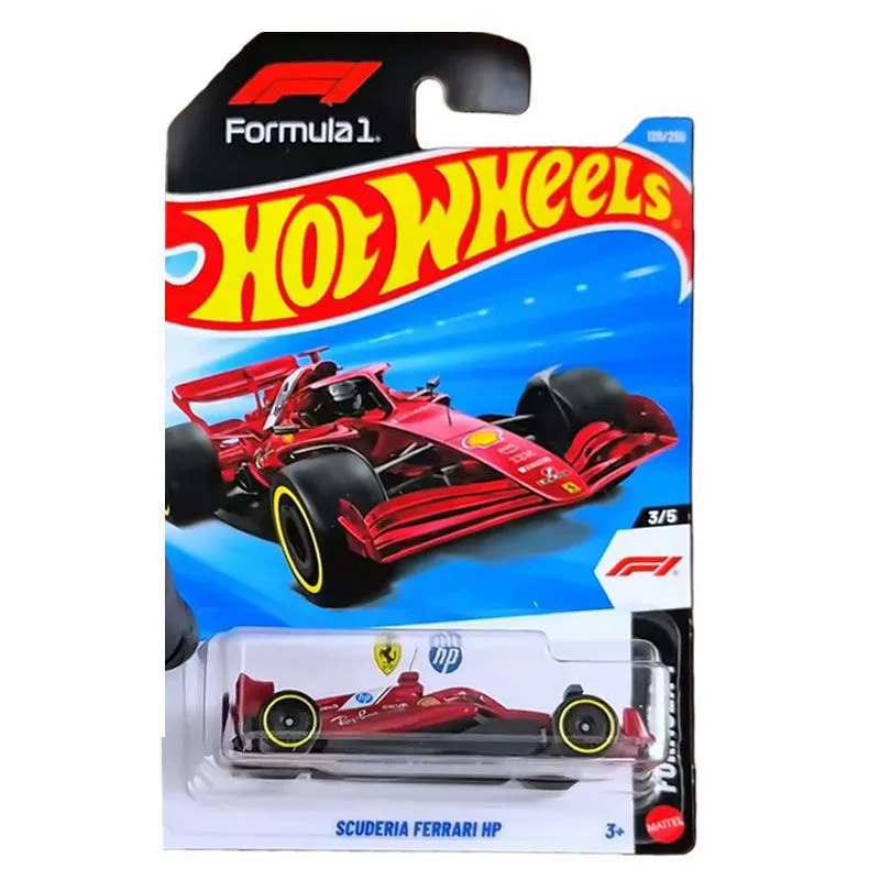 Машинка Hot Wheels 26F популярная Puka Ferrari F1 Red Bull Lambo Hurricane 64 масштаба сплавная модель автомобиля C4982