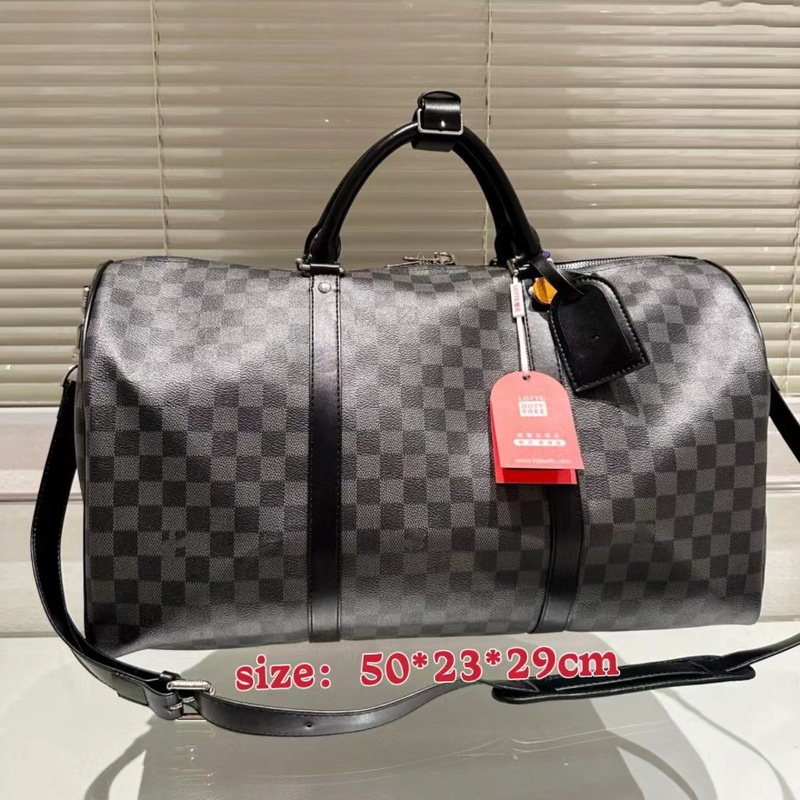2025 新しい Keepall50 トラベルバッグ荷物バッグ大容量ビジネストラベルバッグハンドバッグフィットネスバッグ|undefined