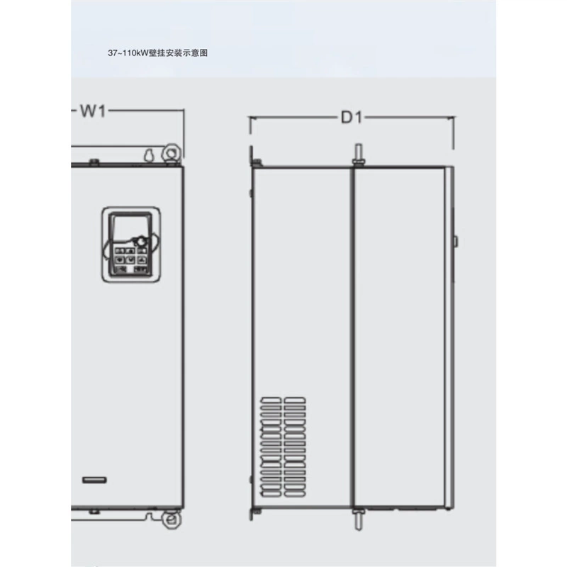 Преобразователь частоты INVT GD200A-004G/5R5P-4 4 кВт/5,5 кВт 380 В