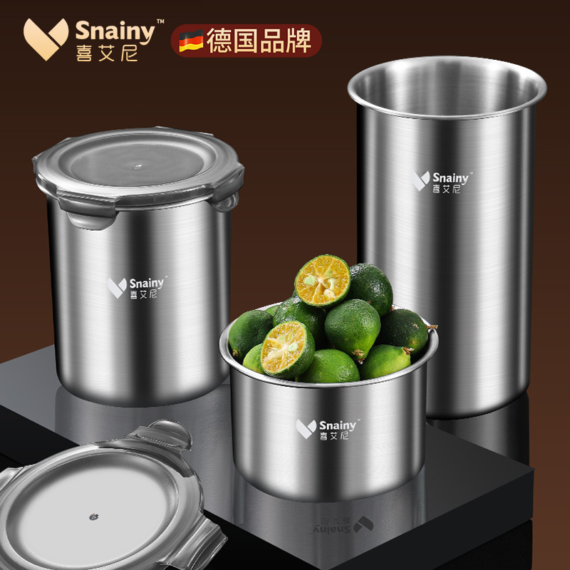 食品級茶葉コーヒー豆保存缶316ステンレス密封缶防湿分注貯蔵タンク貯蔵タンク|undefined