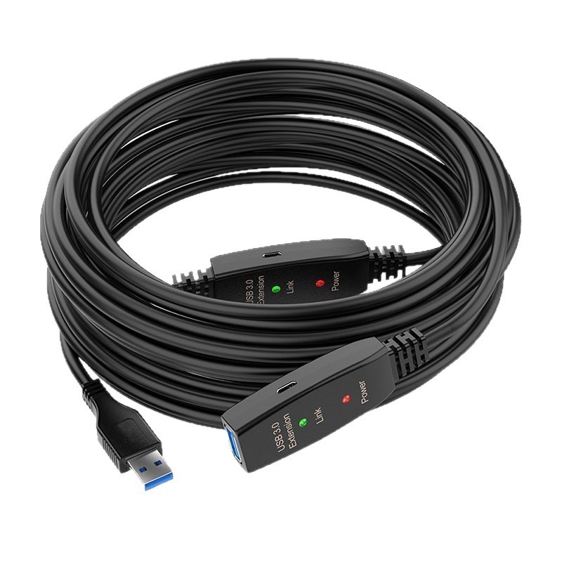 纯铜usb3.0延长线5米10米20米公对母带信号放大器usb接口延长线|undefined