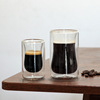 Factory Direct Selling glass cup double -layer coffee cup double -layer insulation tea cup glass cup glass coffee cup