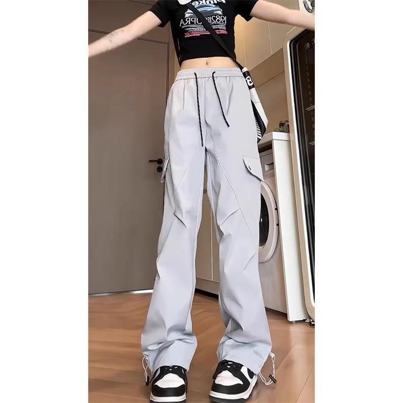 Gray Functional Jacket Pants Men's 2024 Summer American Quick-Drying Work Pants Outdoor Hiking Waterproof Mountaineering Pants