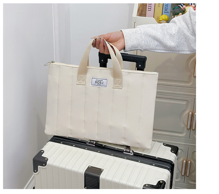 Borsa porta pc donna elegante borsa a mano grande e versatile_voghion.com