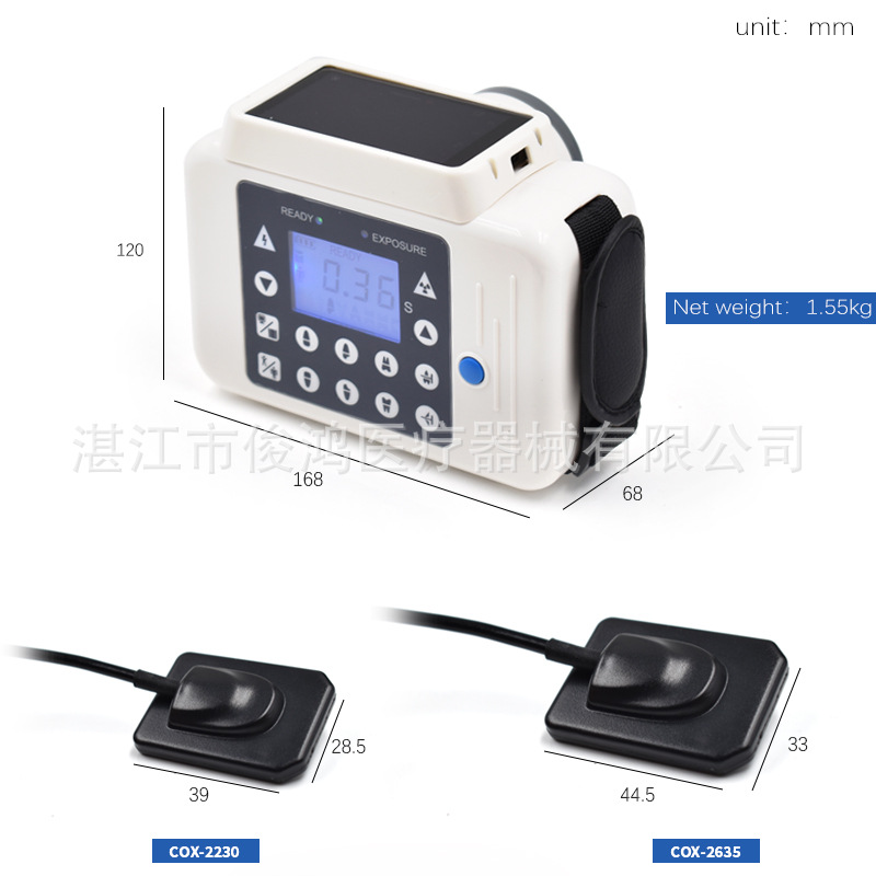 Máquina de rayos X dental Máquina de película dental portátil con pantalla con juego de sensores Sistema de imágenes integrado de alta definición transfronterizo