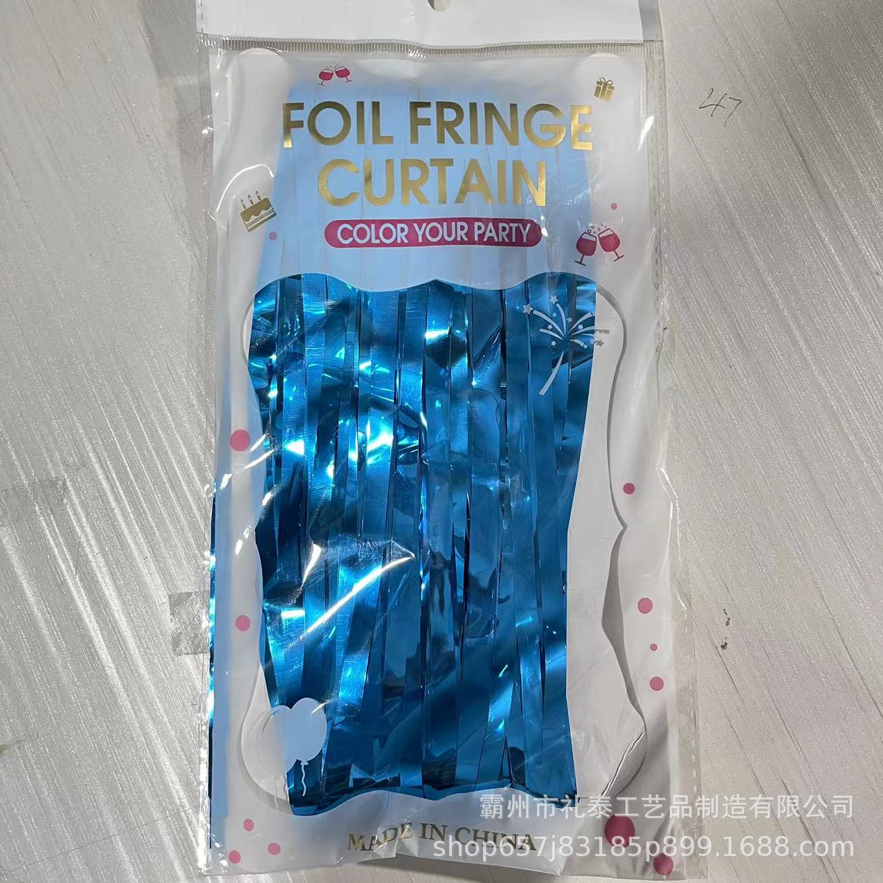 1*2 M 1,6 seda gruesa ordinaria brillante lluvia cortina de seda borla boda Fondo joyería