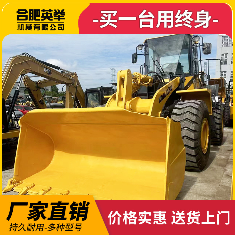 Comercio exterior suministro directo cargador de descarga frontal noventa por ciento nuevo WA380 en stock maquinaria de construcción cargador de neumáticos