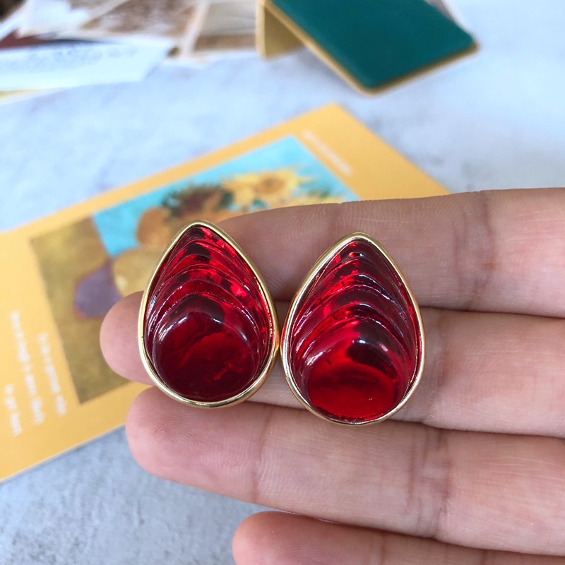 Nihaojewelry Jewelry Wholesale Electroplating Colored Gemstone Diamond Ear Clip display picture 14