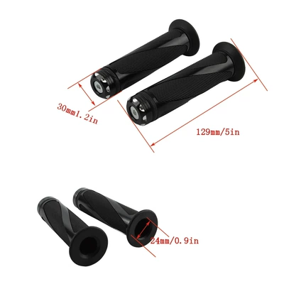 Motorcycle Handle Cover: Rubber Throttle Grips, Handlebar