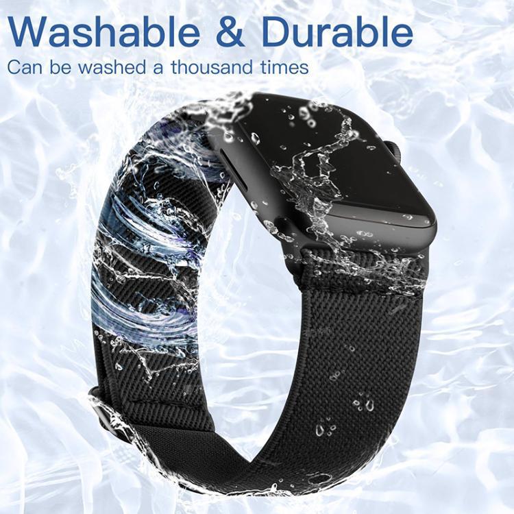xDfind correa de nylon elástica ajustable para Apple Watch 42 / 44 / 45 / 46 / 49mm