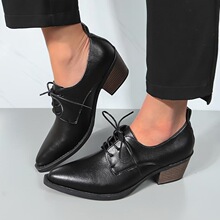 M 10877 Pointed Toe Lace Up Heels ��ͷϵ���߸�Ь �羳��