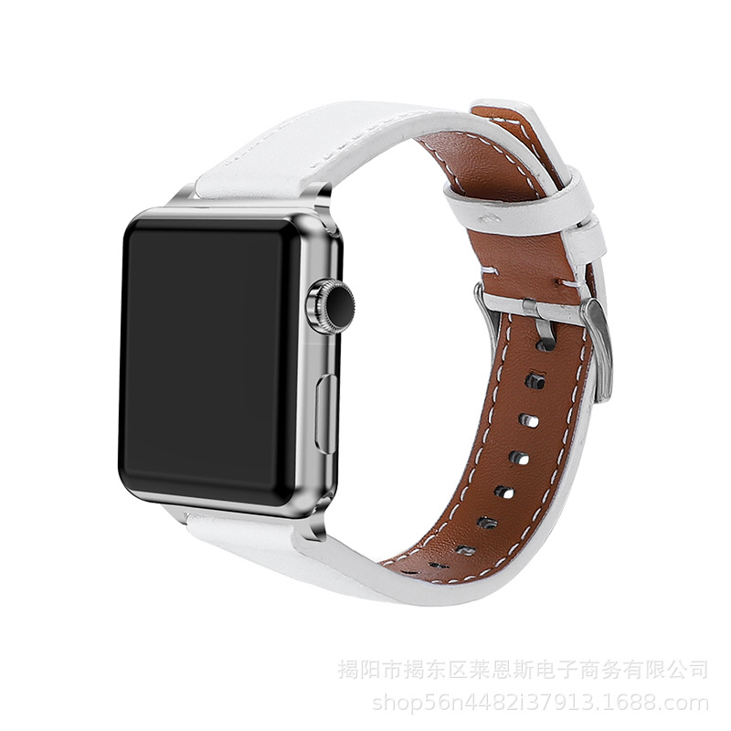 PGGT3-black 화이트 라인-실버 버클-실버 인터페이스