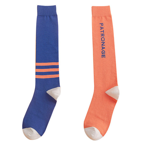 Calf socks, women's socks, knee-length thin leg fitness isn trendy running sports thin high tube AB version on behalf of