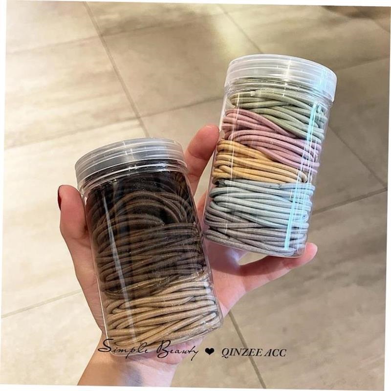 Hair Rubber Band Female High Elasticity Black Hair Tie
