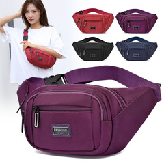 Sports Waist Bag Crossbody Bag Unisex Nylon Oxford Fabric Convenient Waist Bag with Multiple Compartments 2023 Outdoor Chest Bag