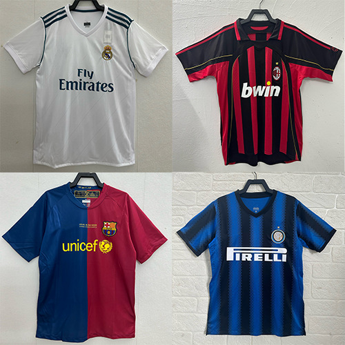 Football uniform retro Thai jacket Real Madrid Barcelona AC Inter Chelsea England Retro a T-shirt