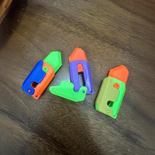 Mini HanDhelD 3D Gravity Carrot Knife Decompression Toy Creative Gift Canteen Street Stall Toy