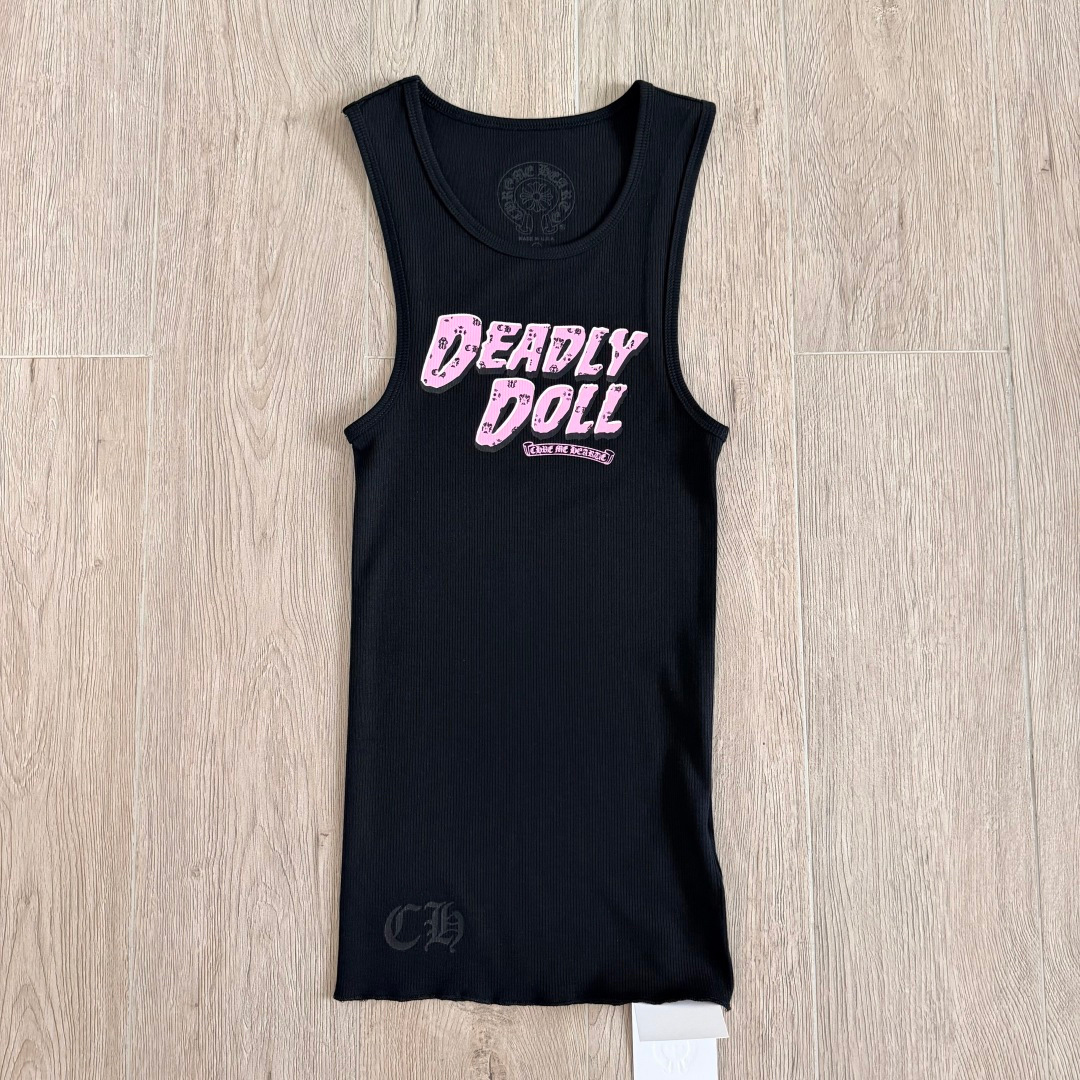 Women's gothic cross graphic ribbed tank mini dress detail 4
