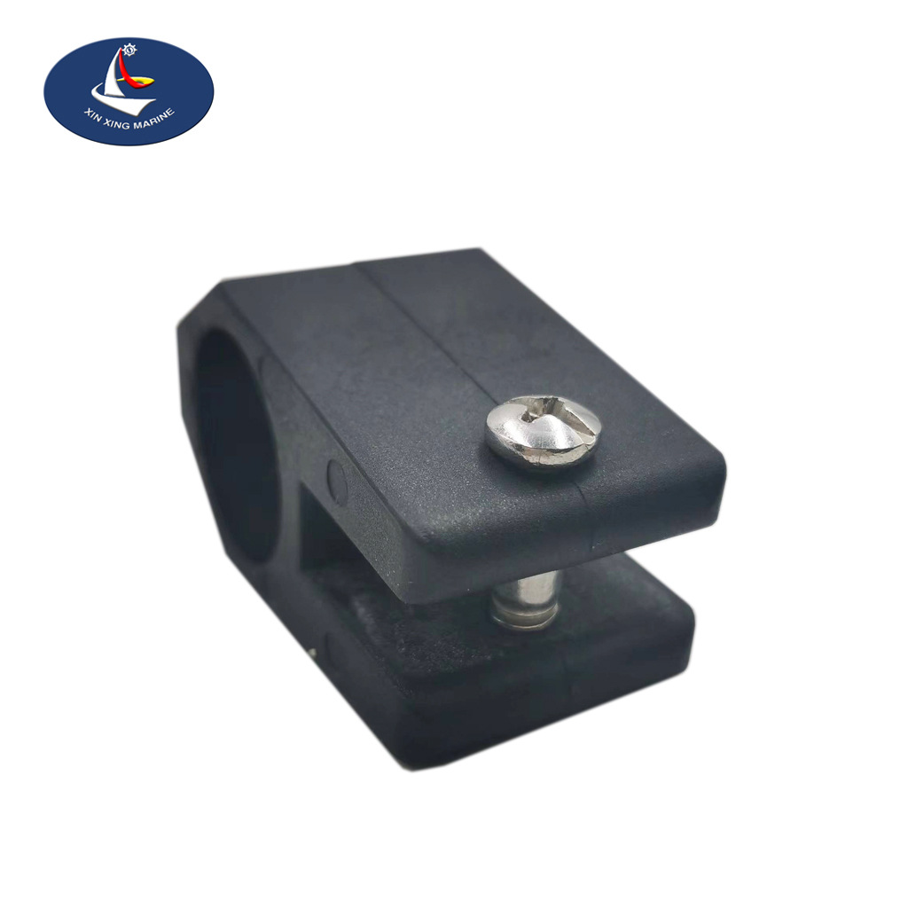 3/4"ABS黑色高强度尼龙塑料船用滑套 游艇船顶遮阳蓬滑套厂家现货