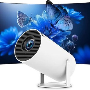 Cross-Border Popular Hy300Pro Projector Portable Mini Barrel Projector Short Throw Export Smart 720 1080
