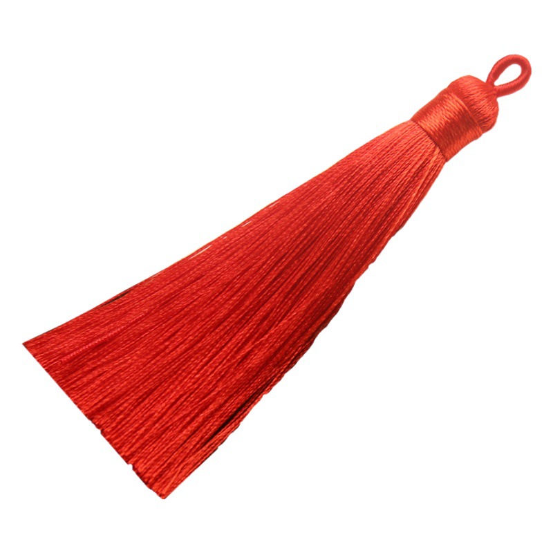 8cm Pull-Ring Tassel Fringe Handmade DIY Accessories Sachet Chinese Style Gift Box Pendant Bookmark Pendant Wholesale Tassel Pendant