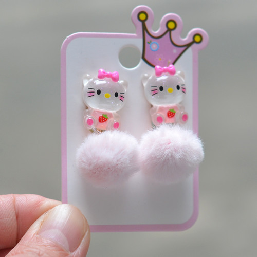 6#푹신한 이어 클립 한 쌍