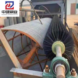 沙坑除尘毛刷辊震动筛除沙滚筒刷空心毛辊大型异型毛刷辊加工清洁