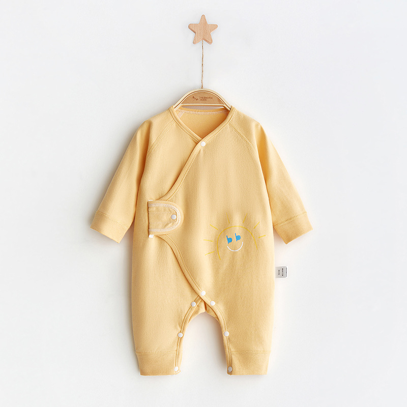 Ropa de bebé recién nacido primavera y otoño verano traje monje fino pijamas mameluco niños y niñas bebé mono image 10