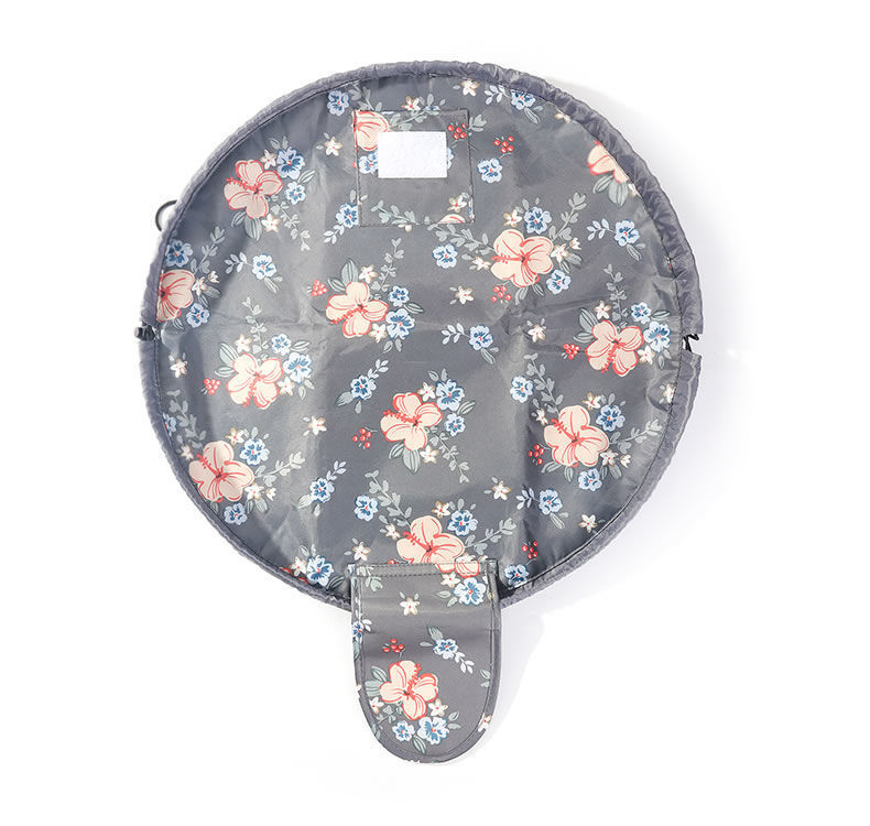 162g Weight Polyester Lining Material String Closure Type Women's All Seasons Polyester Basic Cosmetic Bag Travel Bag Wash Bag