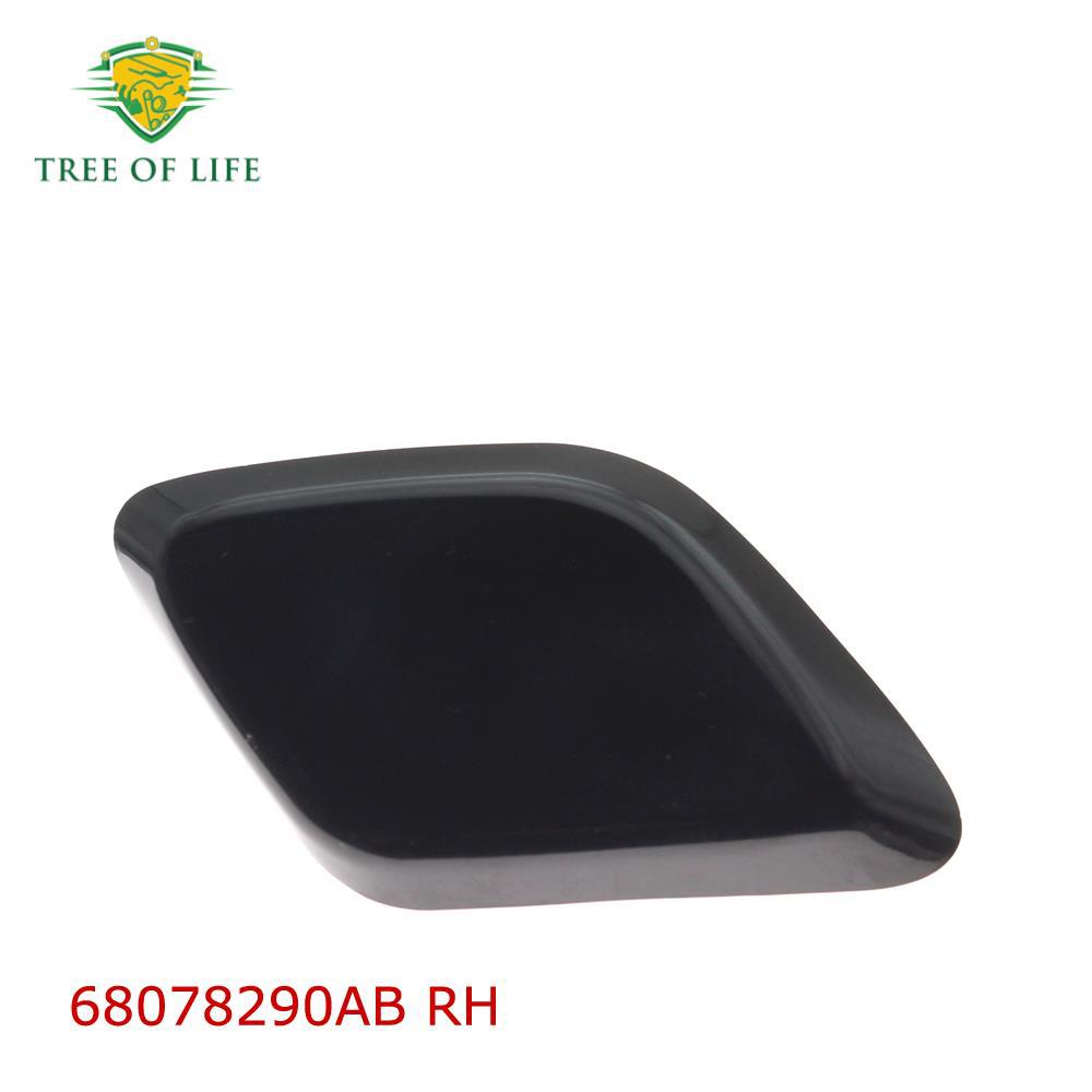 68078291AB 68078290AB para Jeep Grand Cherokee lavadora de faro delantero cubierta de boquilla image 4