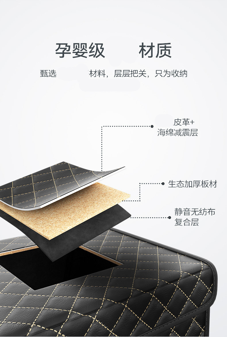 Car Trunk Storage Box, a Comprehensive Collection of Essential Car Accessories, Car Storage Box, Storage Container, Organizer Box