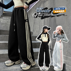 女の子ズボン春秋タイプ2025新作子供春カジュアル長ズボン大きい子供女の子春服スポーツパンツ子供服
