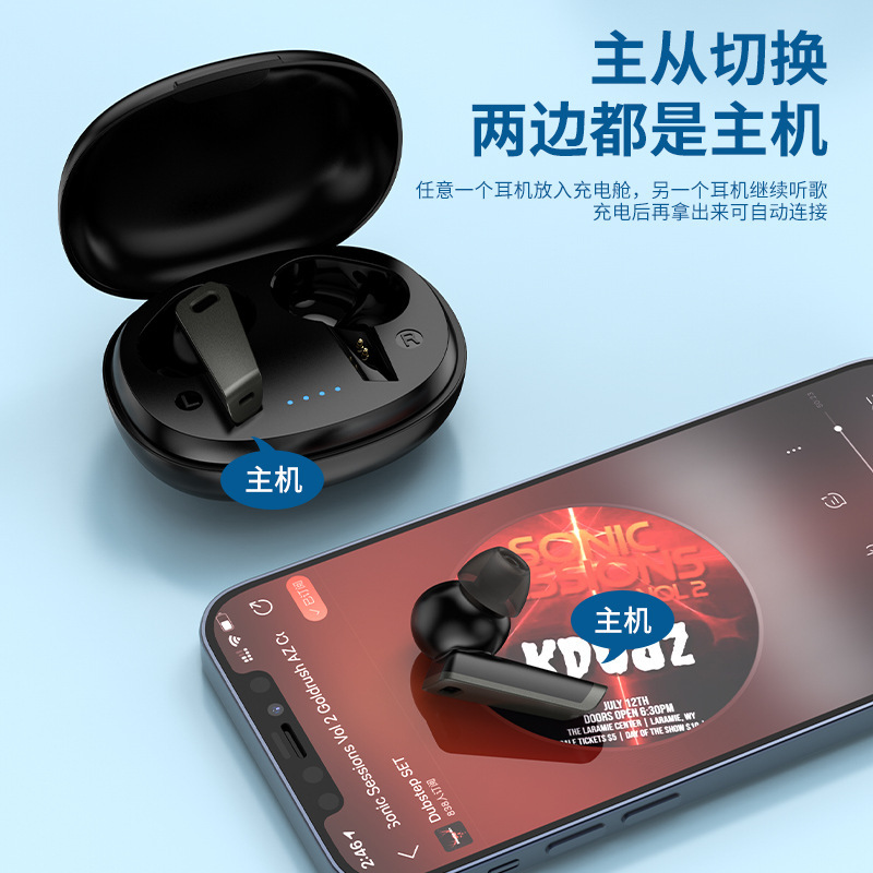 Cross-Border New Product Zg01 Wireless Bluetooth Headset 5.0 Sports Headset 2025 New Noise Reduction Wireless Super Long Battery Life