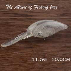 G32 Rocking Lure 10CM/11.5G Plastic Hard Baits No Hook No Paint Transparent Fake Baits Cross-border Wholesale Fishing Tackle