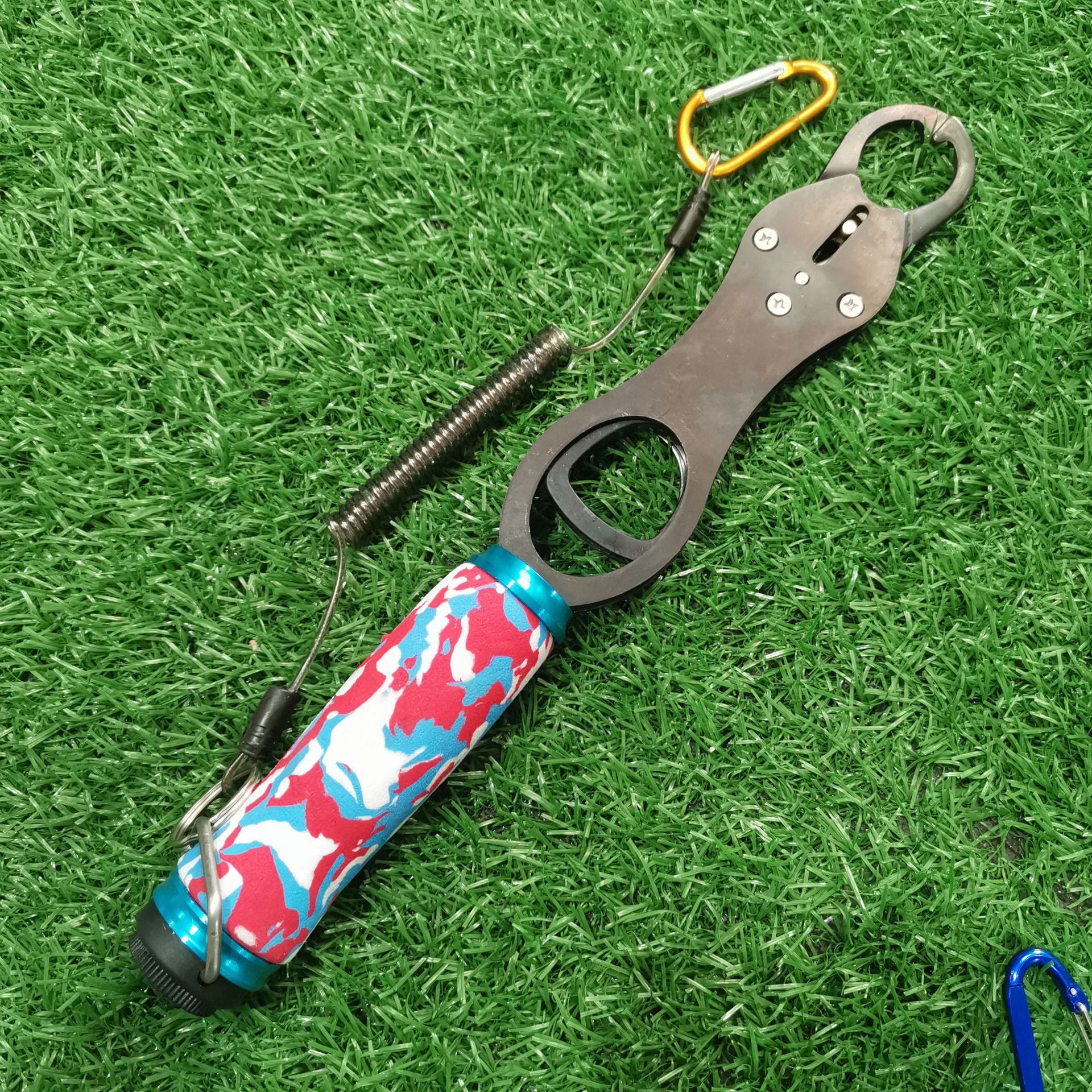 金屬路亞控魚器多功能鋁合金摘鈎取鈎器便攜夾魚器提魚控魚鉗