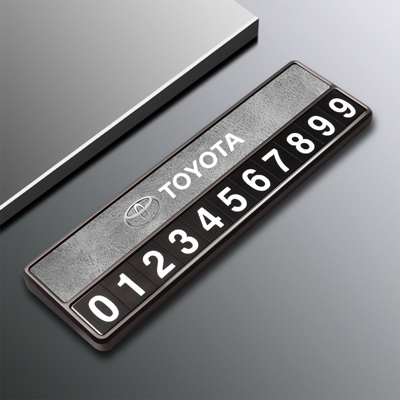 Suitable for Toyota Temporary Parking Number Plate Rongfang Camry Corolla Asia Dragon Highlander Moving Car Phone Plate