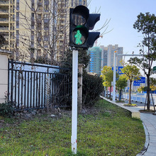交通信號燈桿人行道交通指示燈馬路道路led紅綠燈升降式廠家批發
