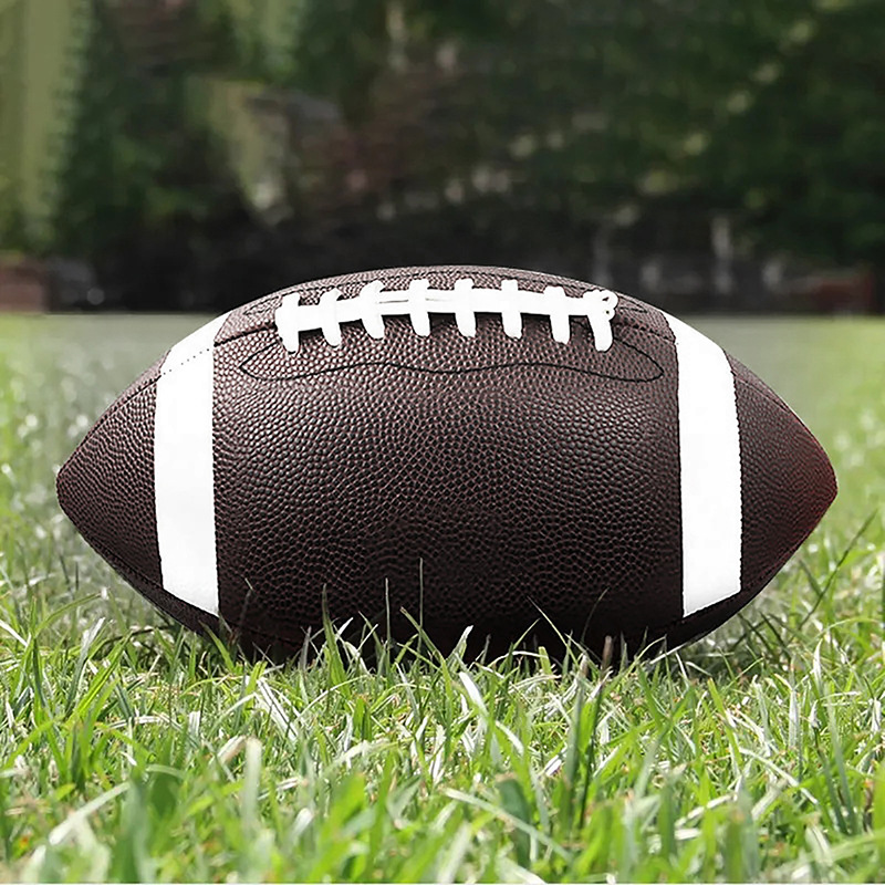 Cross-Border 8.5inch Pvc Inflatable Rugby Indoor and Outdoor Sports Sporting Goods Kidsren's Toy Ball