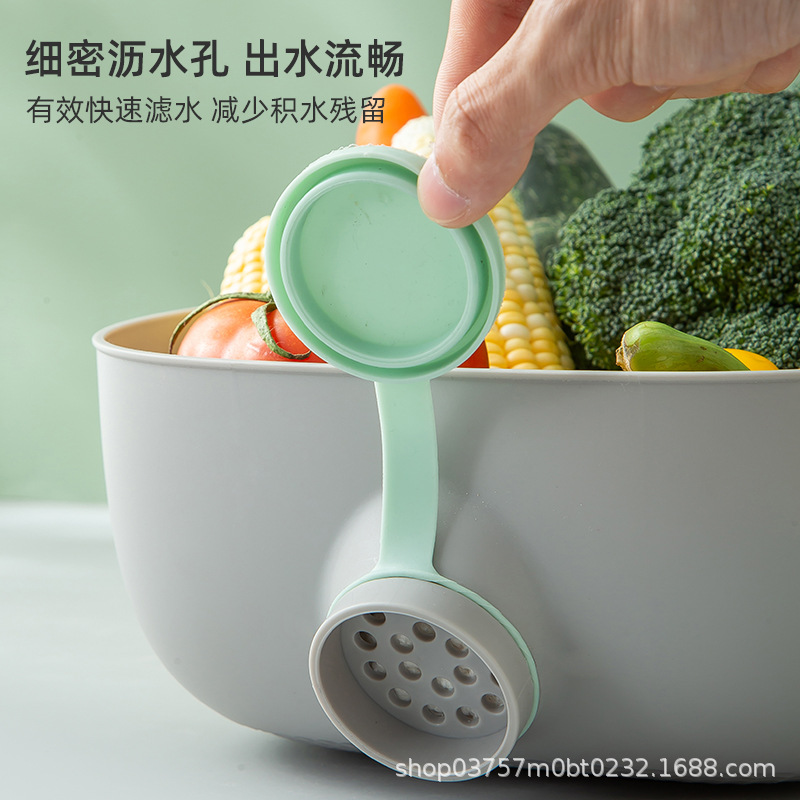 Cesta de drenaje multifuncional para cocina, colador de verduras y frutas, diseño plegable creativo